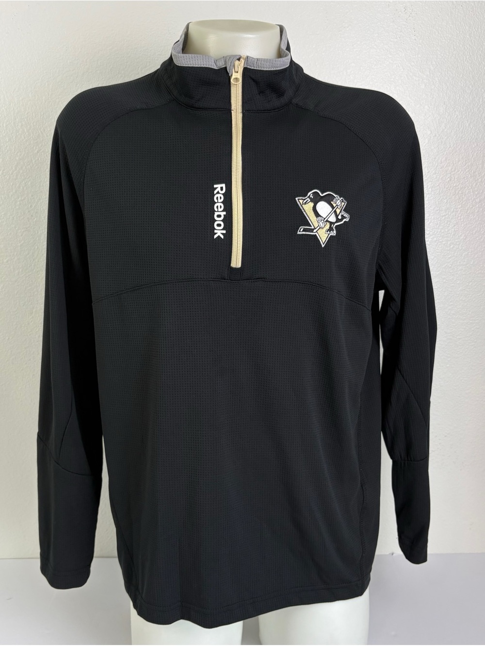 Pittsburgh Penguins Reebok Center Ice 1/4
Zip Pullover Men XL NHL Black